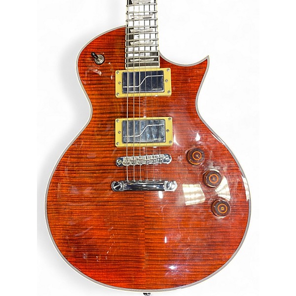 Used ESP LTD EC1000 Tiger Eye Solid Body Electric Guitar