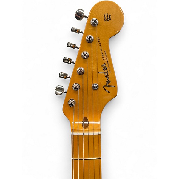 Used Fender 70TH 1954 STRATOCASTER 2 Tone Sunburst Solid Body Electric Guitar