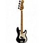 Used Fender American Standard Precision Bass Black Electric Bass Guitar thumbnail