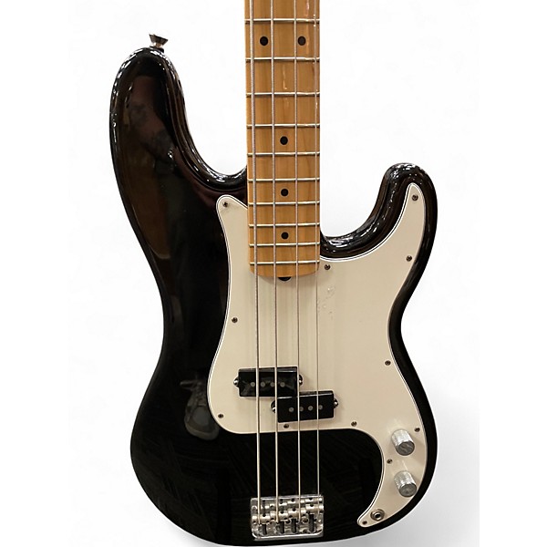 Used Fender American Standard Precision Bass Black Electric Bass Guitar