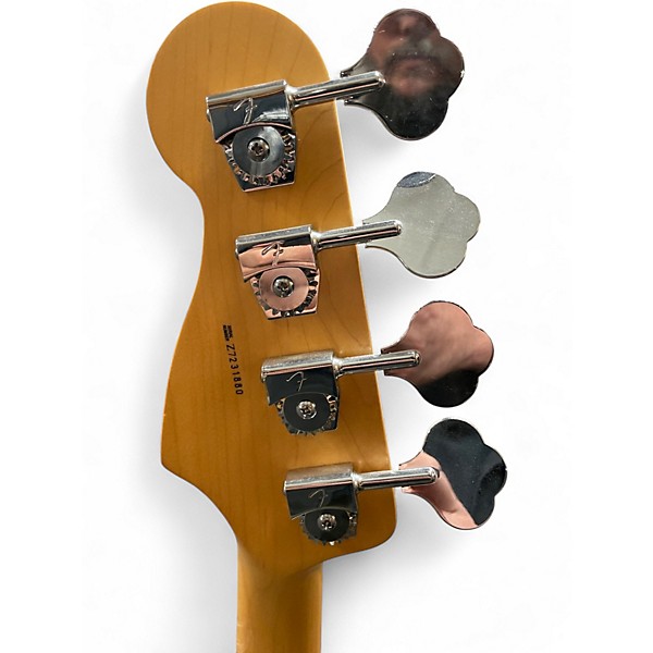 Used Fender American Standard Precision Bass Black Electric Bass Guitar