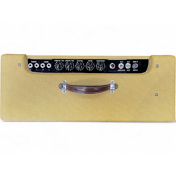 Used Fender 1957 Reissue Twin 40W 2x12 Tweed Tube Guitar Combo Amp