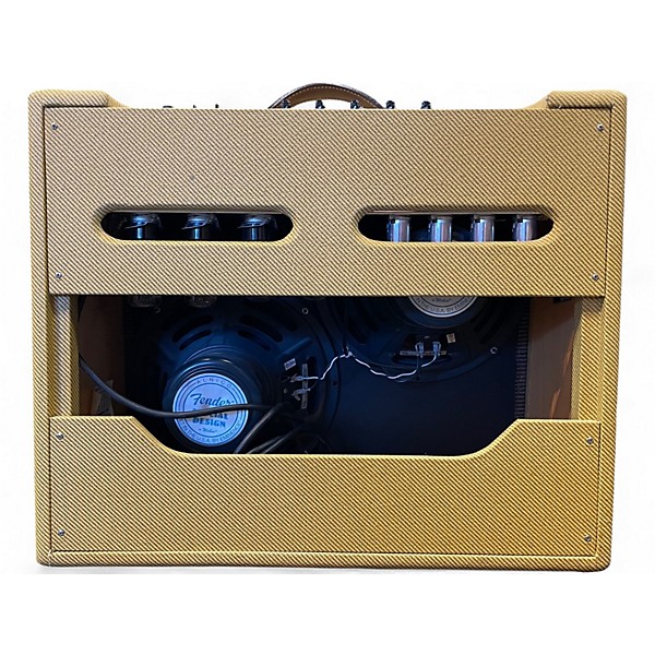 Used Fender 1957 Reissue Twin 40W 2x12 Tweed Tube Guitar Combo Amp