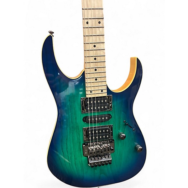 Used Ibanez RG470AHM Blue Moon Burst Solid Body Electric Guitar