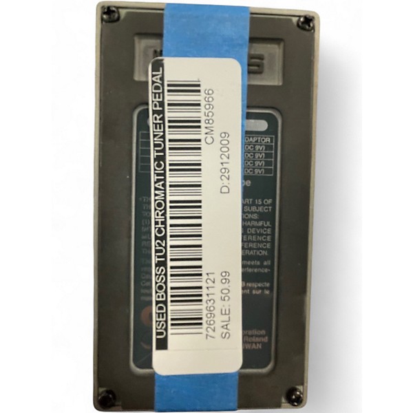 Used BOSS TU2 Chromatic Tuner Pedal