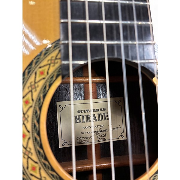 Used Takamine Hirade Concert Model Natural Classical Acoustic Guitar