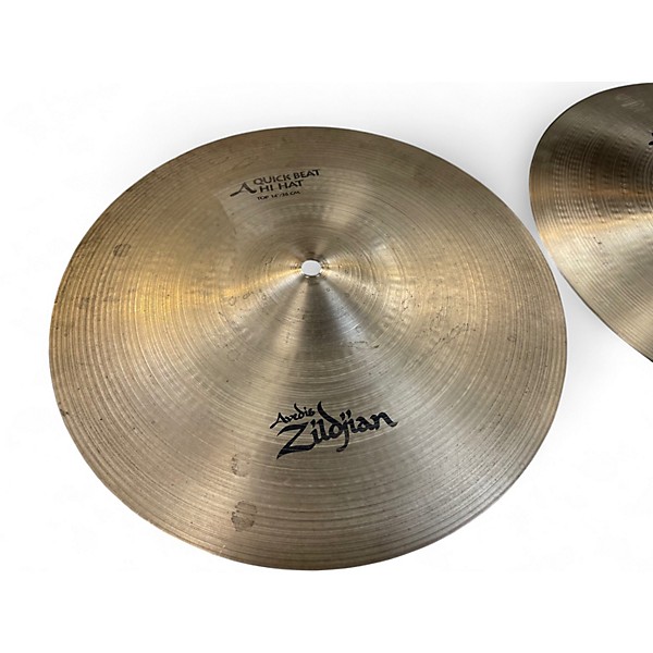 Used Zildjian 14in Quick Beat Hi Hat Pair Cymbal