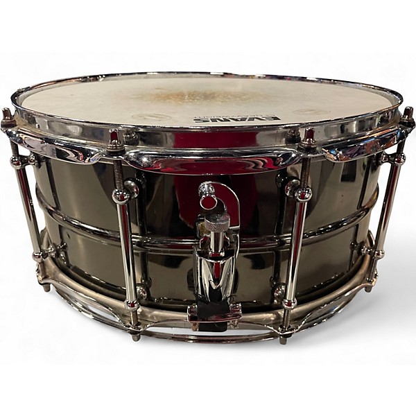 Used Pork Pie 6.5X14 Big Black Bob Snare Black Nickel Drum