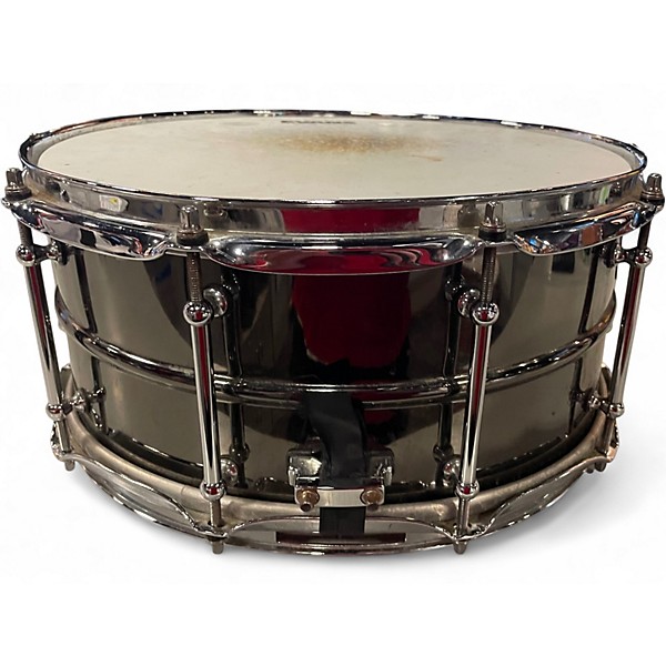 Used Pork Pie 6.5X14 Big Black Bob Snare Black Nickel Drum