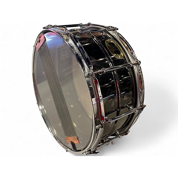Used Pork Pie 6.5X14 Big Black Bob Snare Black Nickel Drum