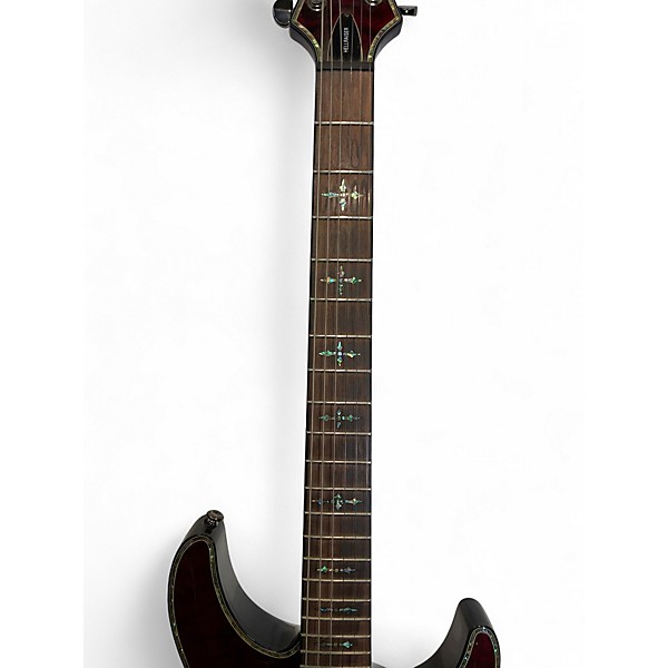 Used Schecter Guitar Research Hellraiser C1 Black Cherry Solid Body Electric Guitar