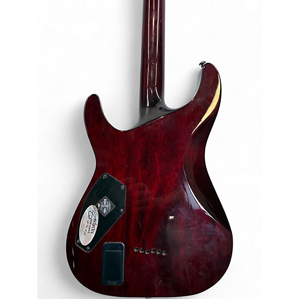 Used Schecter Guitar Research Hellraiser C1 Black Cherry Solid Body Electric Guitar