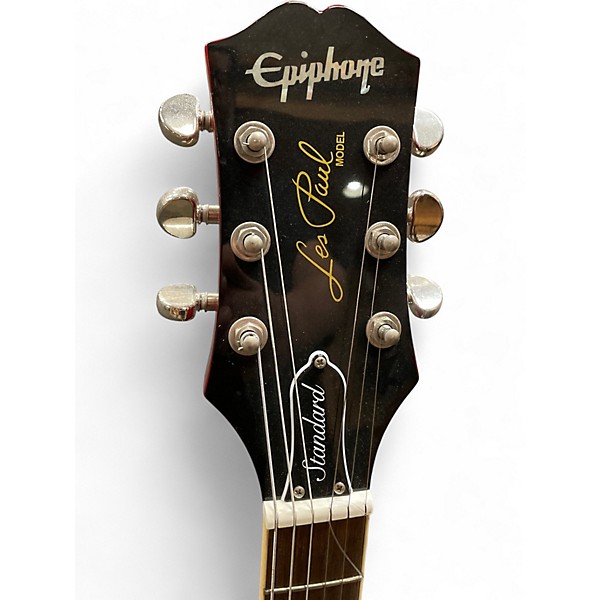 Used Epiphone Les Paul Standard Sunburst Solid Body Electric Guitar