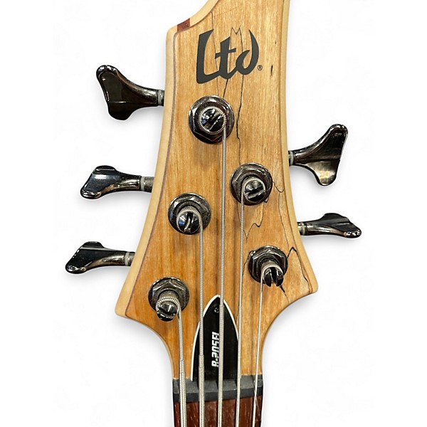 Used ESP ESP LTD B-205FL Natural Solid Body Electric Guitar