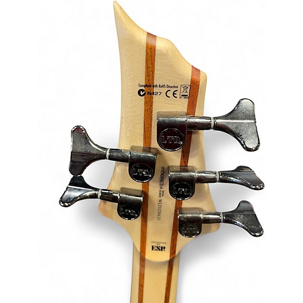 Used ESP ESP LTD B-205FL Natural Solid Body Electric Guitar