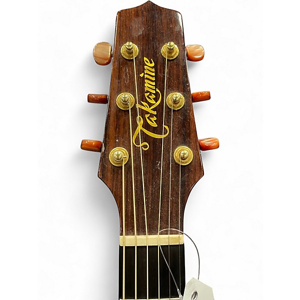 Used Takamine 2001 LT Dolphin Natural Acoustic Electric Guitar