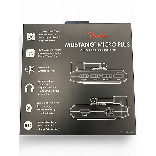 Used Fender MUSTANG MICRO PLUS Battery Powered Amp