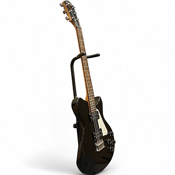 Used Lyon By Washburn LI15 Black Solid Body Electric Guitar