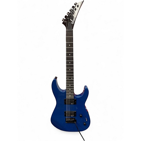 Used Jackson Dinky JS1 Electron Blue Metallic Solid Body Electric Guitar