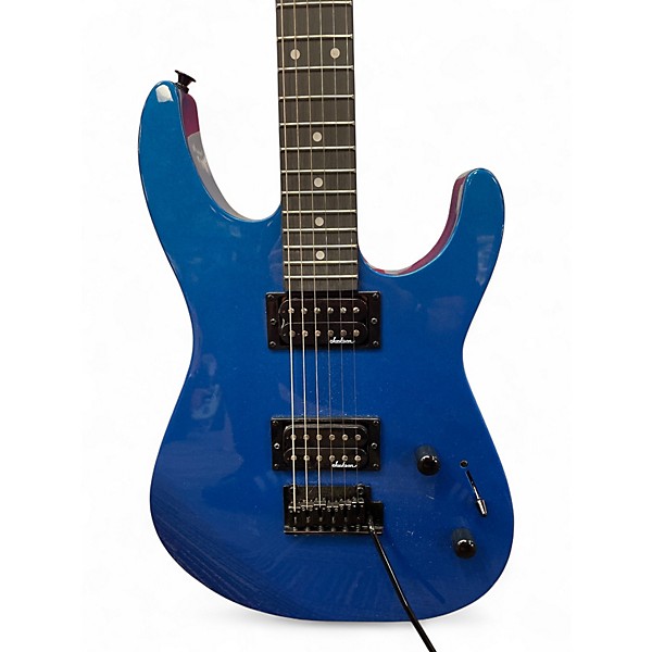 Used Jackson Dinky JS1 Electron Blue Metallic Solid Body Electric Guitar