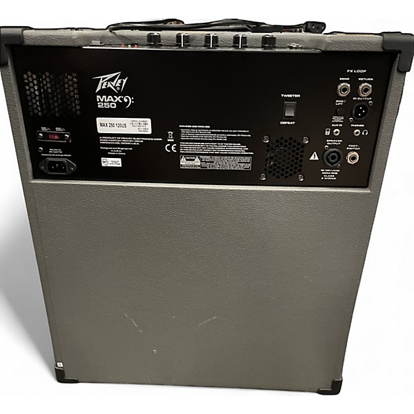 Used Peavey max 250 1x15 Bass Combo Amp