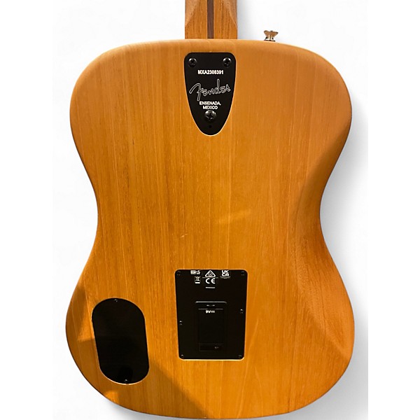 Used Fender HIGHWAY SERIES DREADNOUGHT Natural Acoustic Electric Guitar