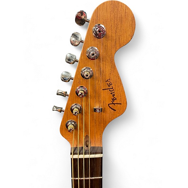 Used Fender HIGHWAY SERIES DREADNOUGHT Natural Acoustic Electric Guitar