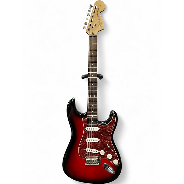 Used Squier Standard Stratocaster Antique Burst Solid Body Electric Guitar