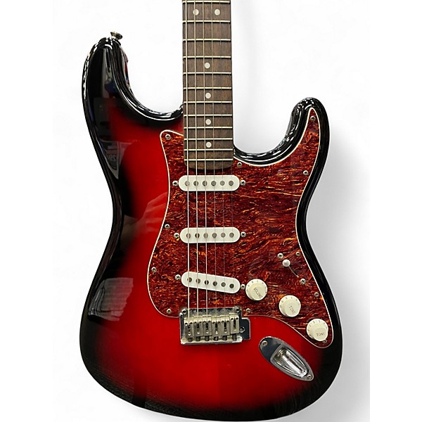 Used Squier Standard Stratocaster Antique Burst Solid Body Electric Guitar