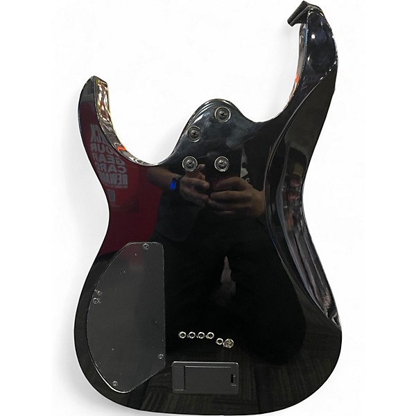 Used Ibanez RGIB21 Iron Label Baritone Black Baritone Guitars