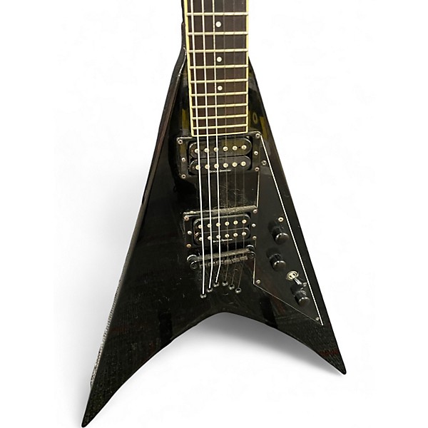 Used ESP ltd dv 200 Black Solid Body Electric Guitar