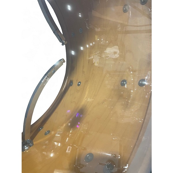 Used 1970s Ludwig 4 Piece Big Beat Blue Sparkle Drum Kit