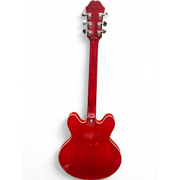 Used 2003 Epiphone ES335 DOT Cherry Hollow Body Electric Guitar