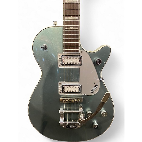 Used 2022 Gretsch Guitars G5230T PEARL PLATINUM Solid Body Electric Guitar