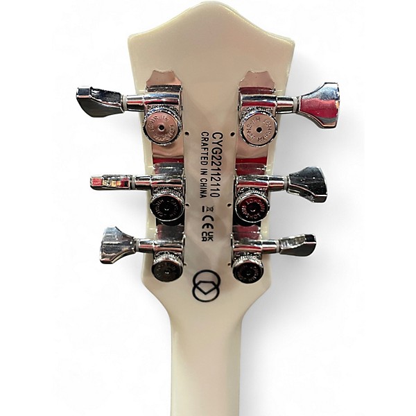 Used 2022 Gretsch Guitars G5230T PEARL PLATINUM Solid Body Electric Guitar