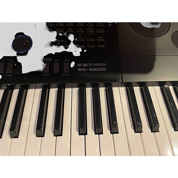Used Casio WK6600 76 Key Portable Keyboard