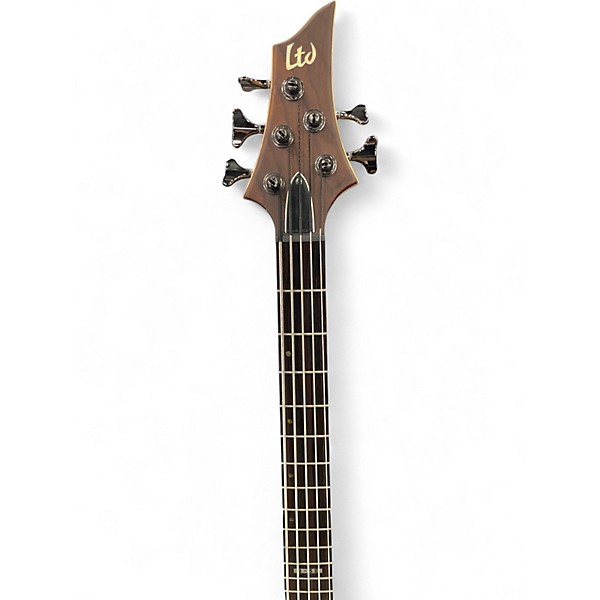 Used ESP LTD B55 5 String Natural Electric Bass Guitar