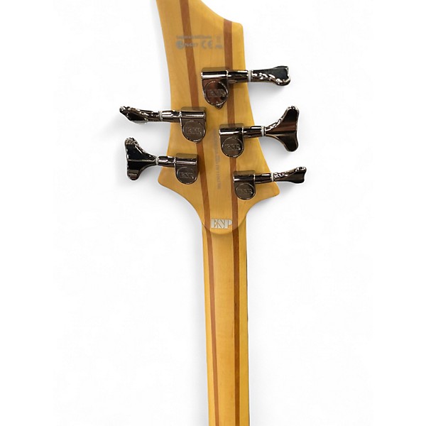 Used ESP LTD B55 5 String Natural Electric Bass Guitar