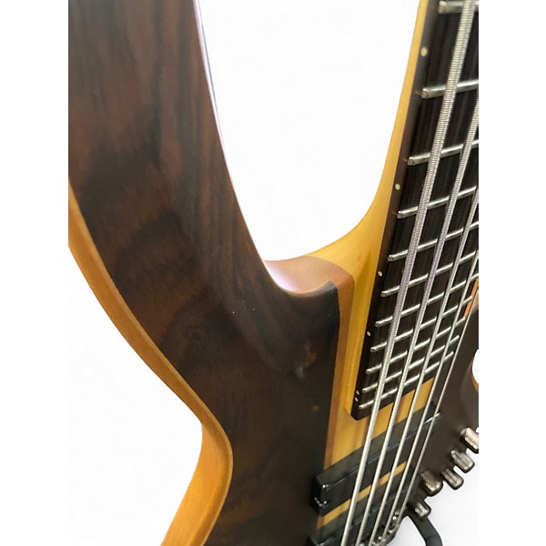 Used ESP LTD B55 5 String Natural Electric Bass Guitar