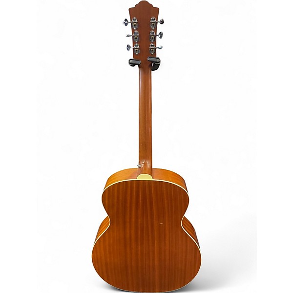 Used Guild F-240E Natural Acoustic Electric Guitar