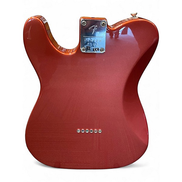 Used Fender Player Plus Telecaster Aged Candy Apple Red Solid Body Electric Guitar
