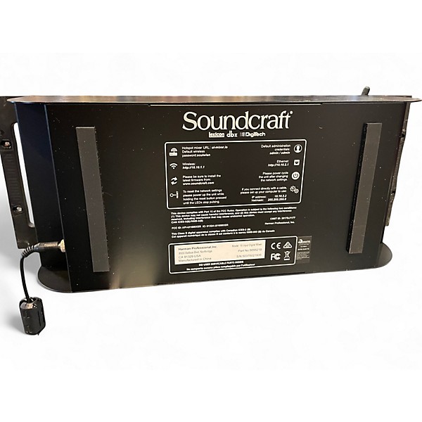 Used Soundcraft Ui 16 rackmount Digital Mixer