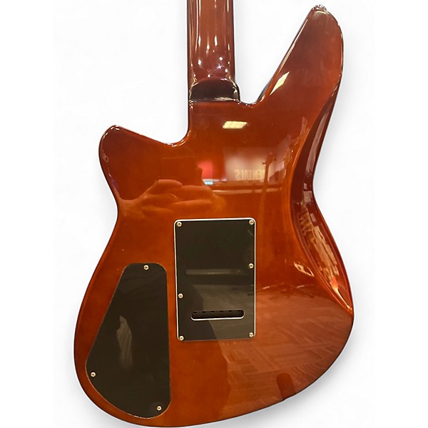 Used Reverend BAYONET CUSTOM BLUE SPARKLE Solid Body Electric Guitar