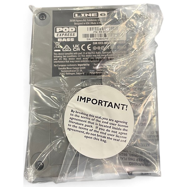 Used Line 6 POD EXPRESS BASS Bass Effect Pedal