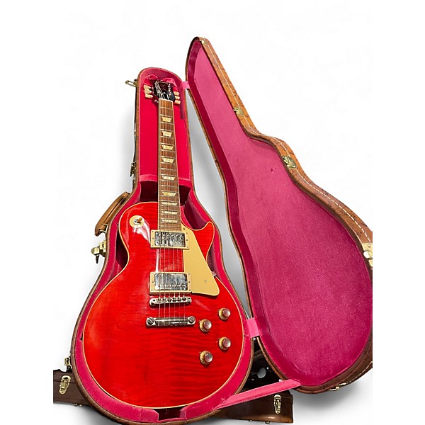 Used 2020s Gibson 1960 Les Paul Reissue VOS Flame Top RED Solid Body Electric Guitar