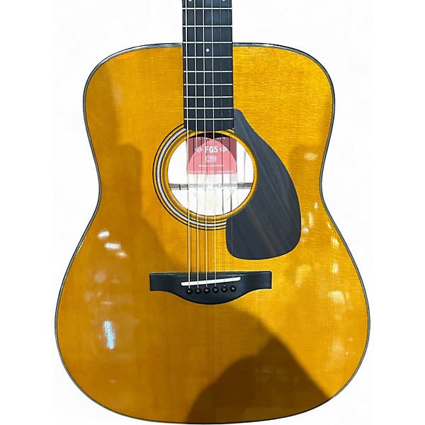 Used Yamaha fg5 Natural Acoustic Guitar