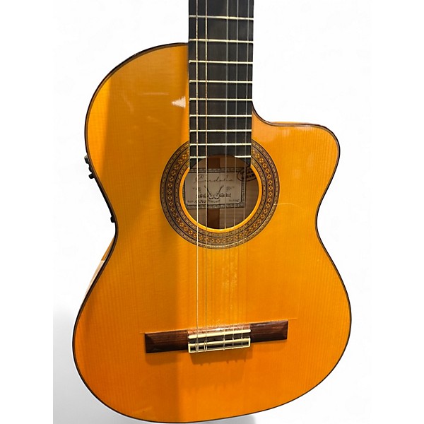 Used Cordoba 55FCE Thinbody Flamenco Natural Classical Acoustic Electric Guitar