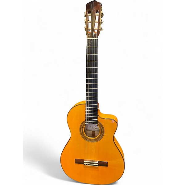Used Cordoba 55FCE Thinbody Flamenco Natural Classical Acoustic Electric Guitar