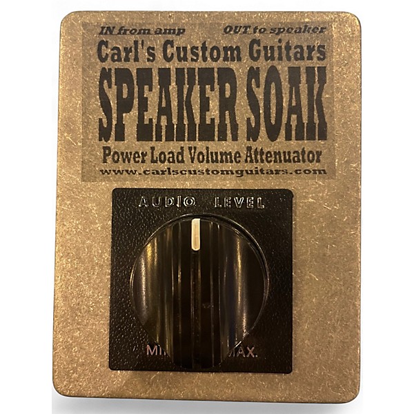 Used Carls Custom Guitars  SPEAKER SOAK Effect Pedal