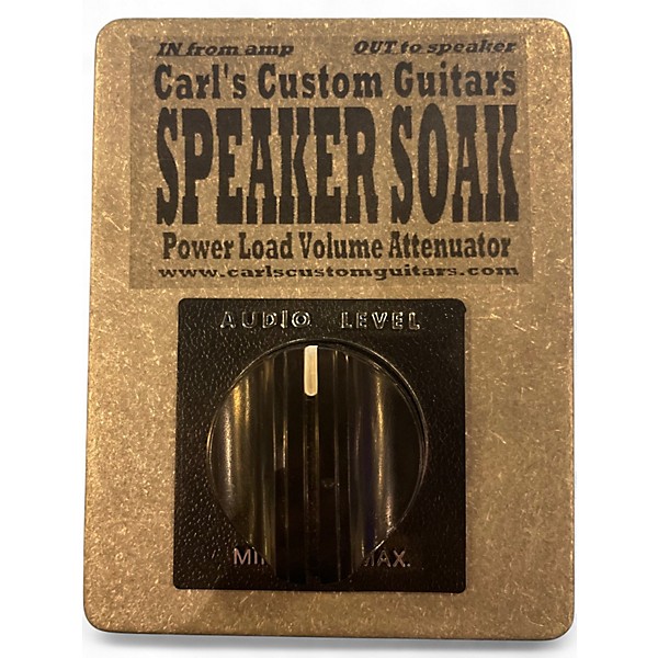 Used Carls Custom Guitars  SPEAKER SOAK Effect Pedal